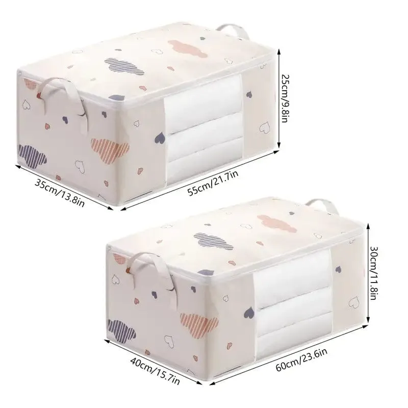 2-Pack: Blanket and Bedding Storage Bag