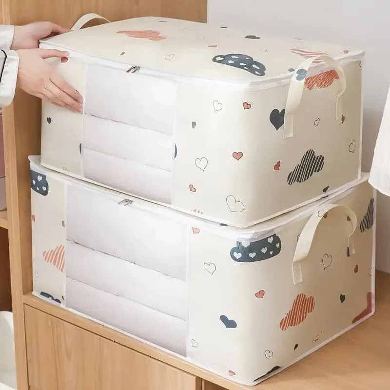 2-Pack: Blanket and Bedding Storage Bag
