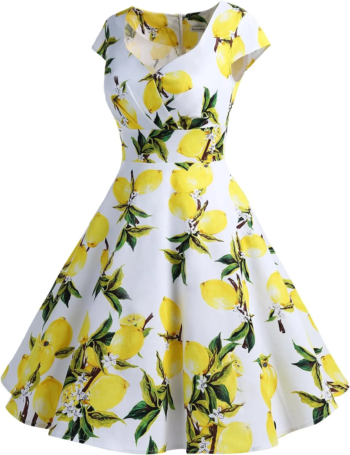 Bbonlinedress Women Short 1950s Retro Vintage Cocktail Party Swing Dresses