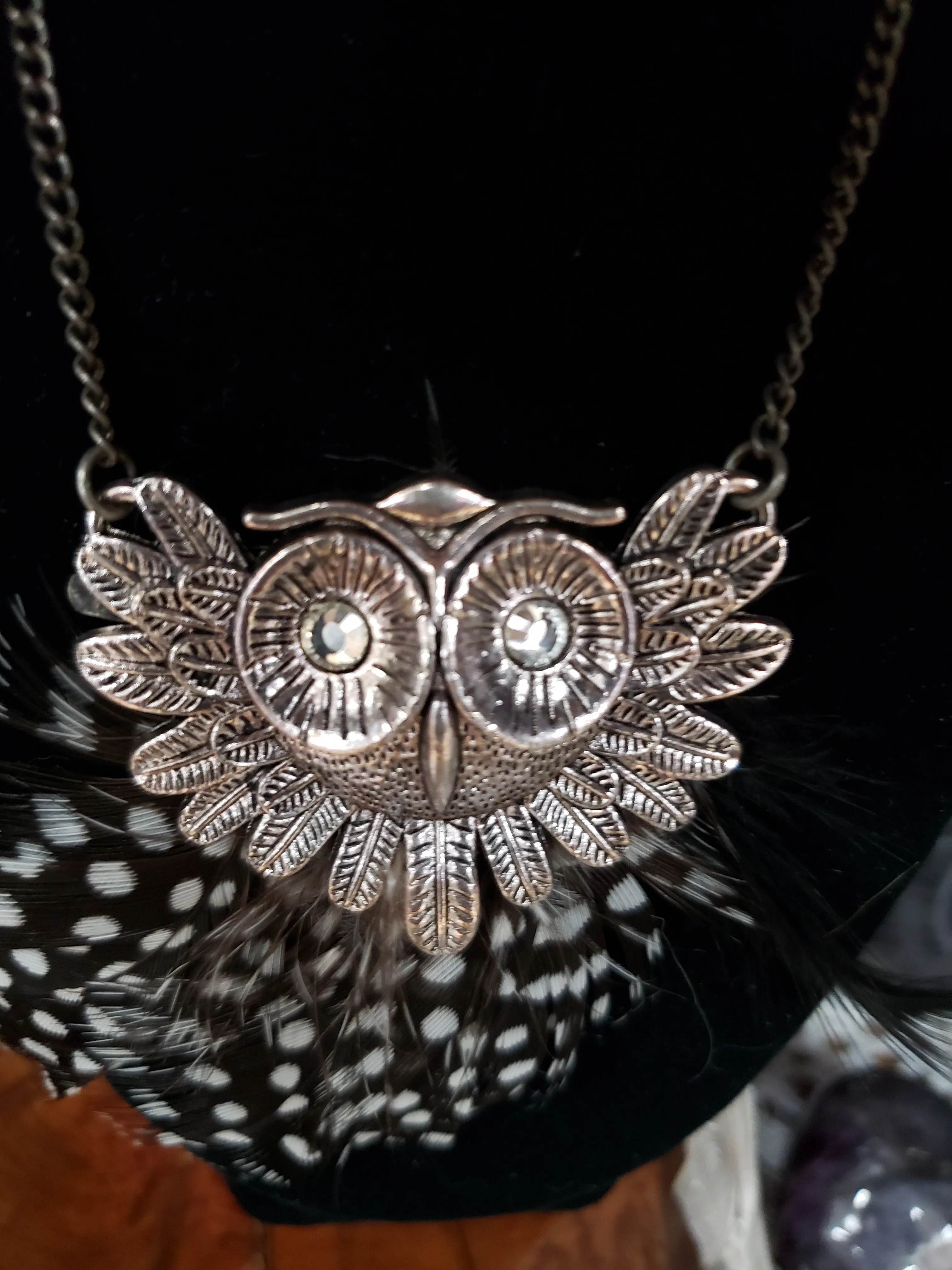Boho Vintage Style Owl Necklace - Various