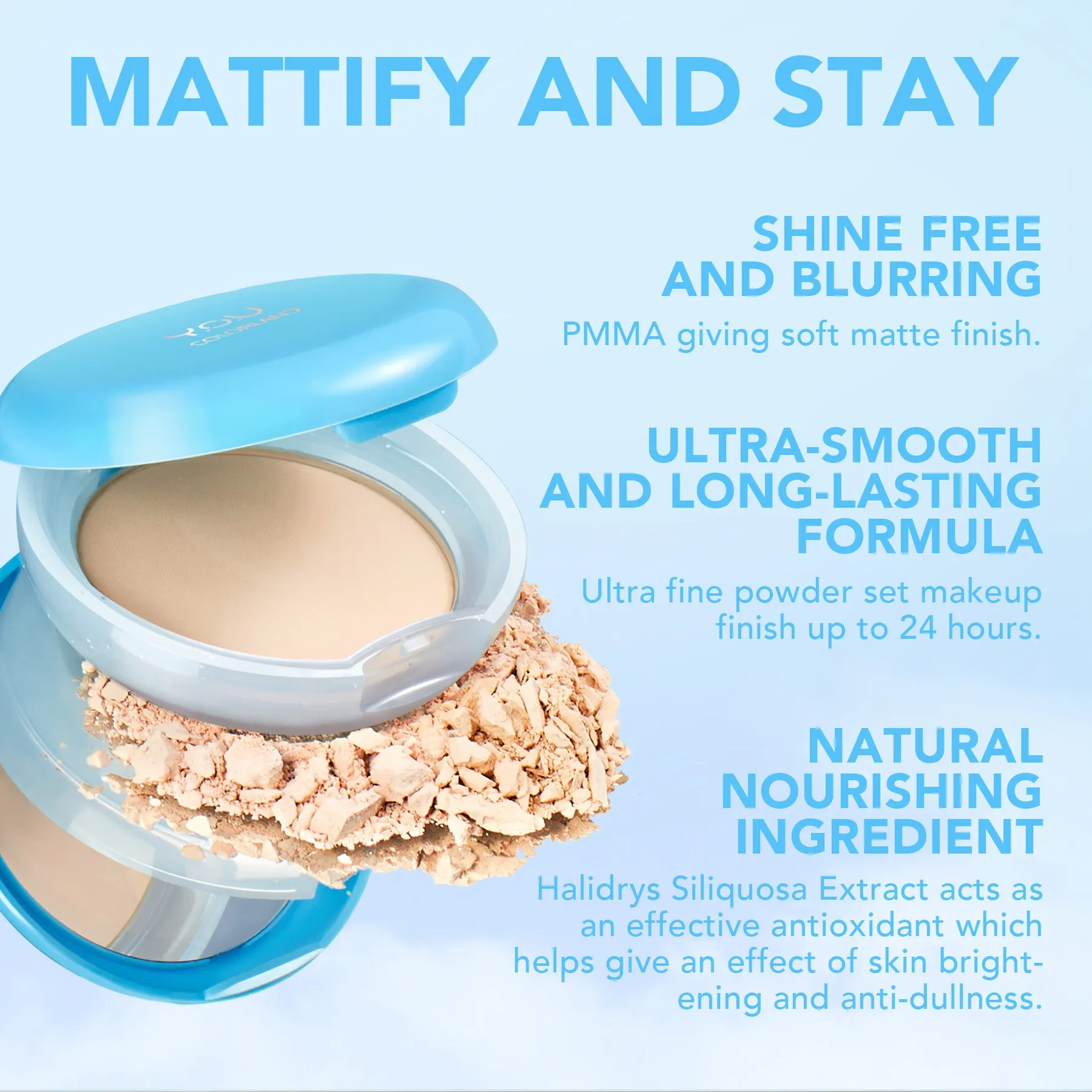 Colorland Compact Powder Pat 'n Go