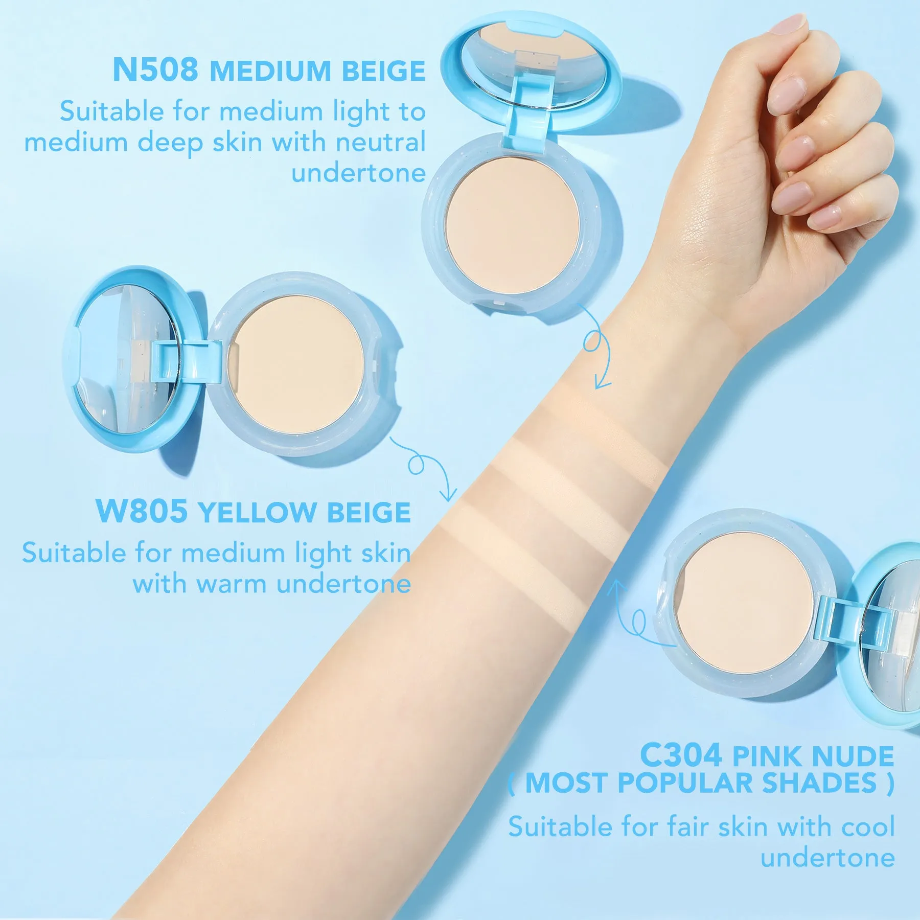 Colorland Compact Powder Pat 'n Go