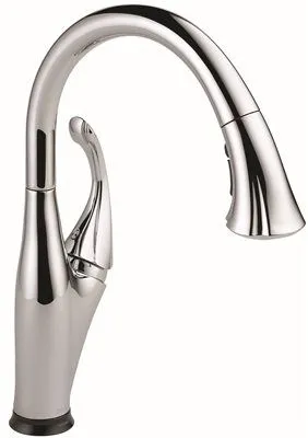 Delta Addison Single Handle Pull-Down Kitchen Faucet Featuring Touch2O' Chrome