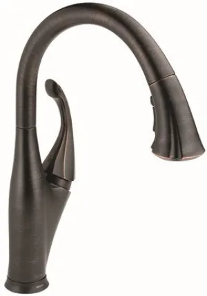 Delta Addison Single Handle Pull-Down Kitchen Faucet Featuring Touch2O' Venetian Bronze