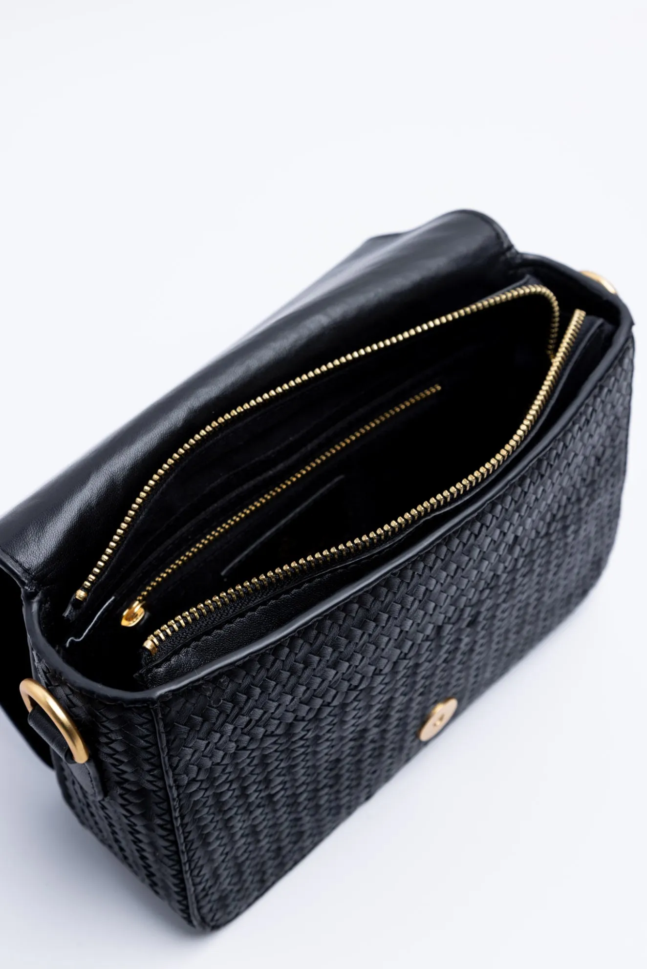 Elsa Woven Crossbody Bag