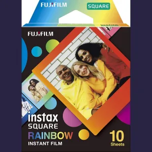 Fujifilm Instax Square Rainbow Film - 10 Exposures
