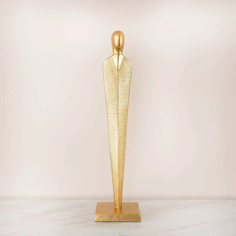 Gold Metal Sculpture - 53cm