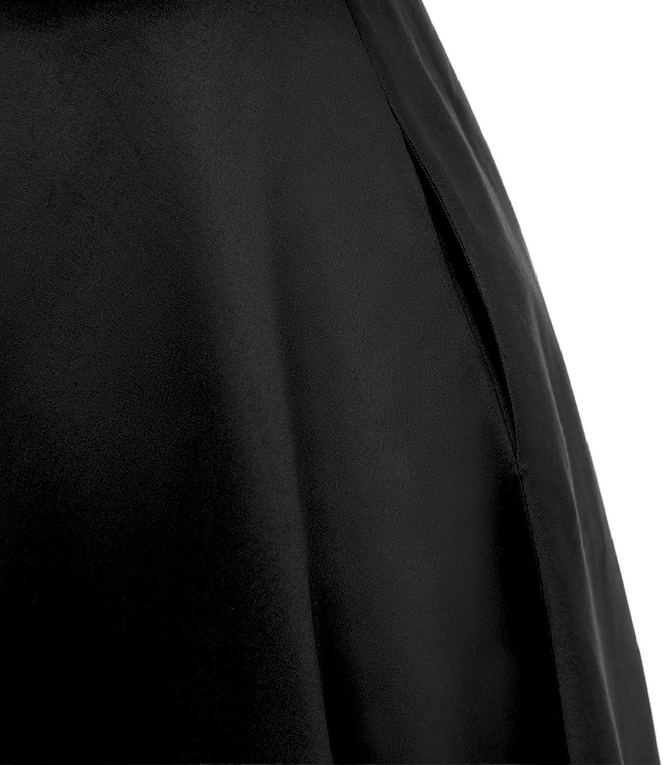 GOOBGS Women's 1950s Retro Vintage Spaghetti Strap Cocktail Swing Dresses with Pockets