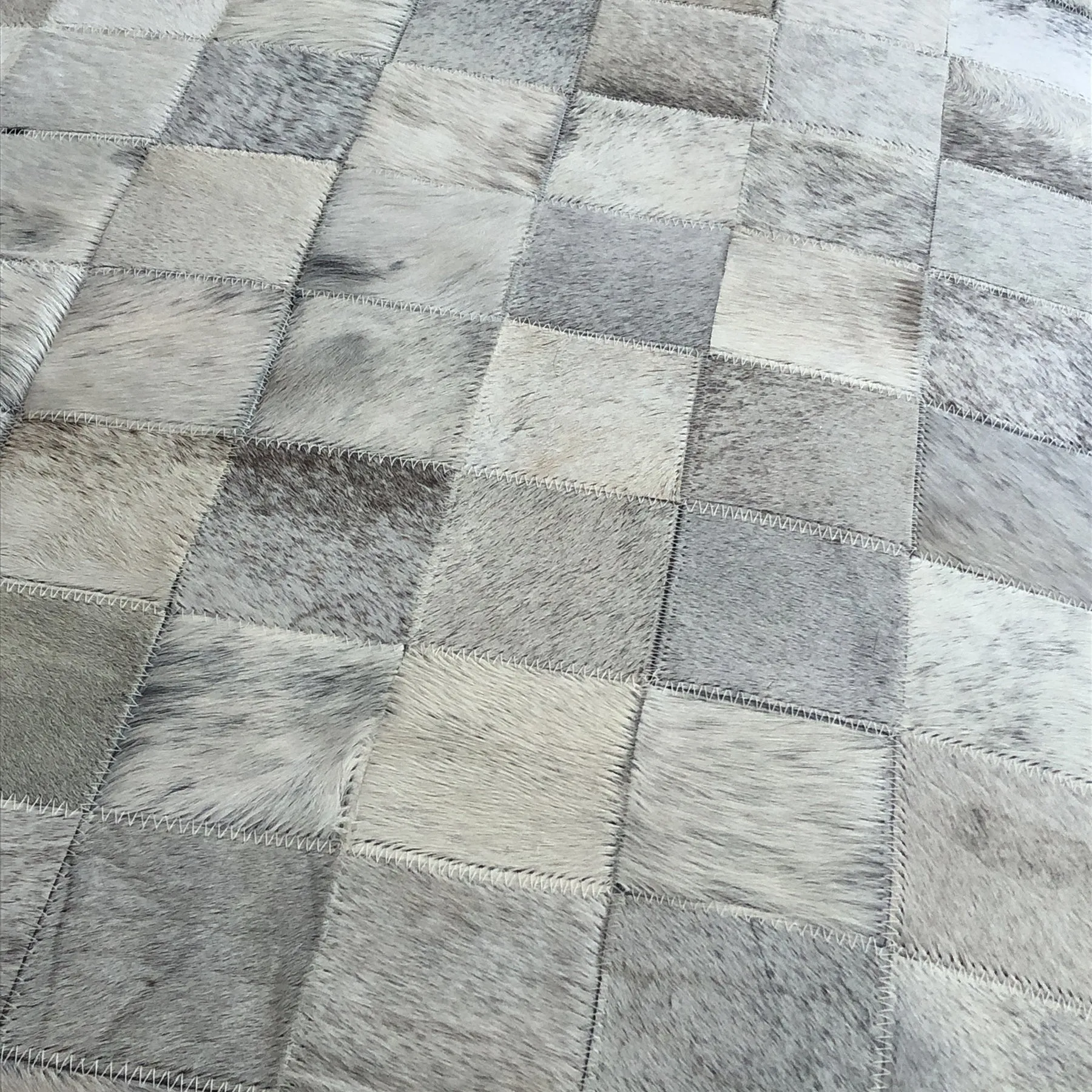 Hand Crafted Leather Rug 4' 11" x 6' 10"