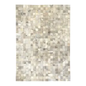 Hand Crafted Leather Rug 4' 11" x 6' 10"