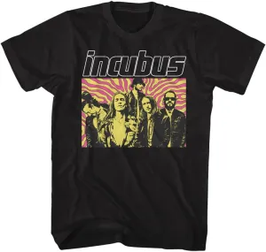 Incubus T-Shirt Band Photo Swirls Mens Short Sleeve T Shirts 90s Music Vintage Style Graphic Tees