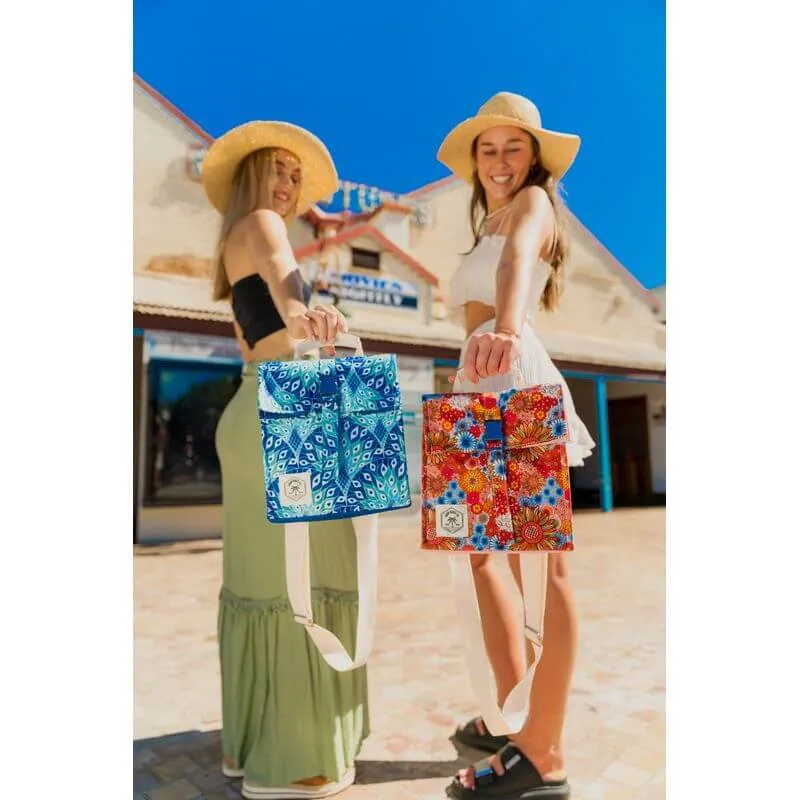 Insulated Lunch Cooler Satchel Bag Retro Springs