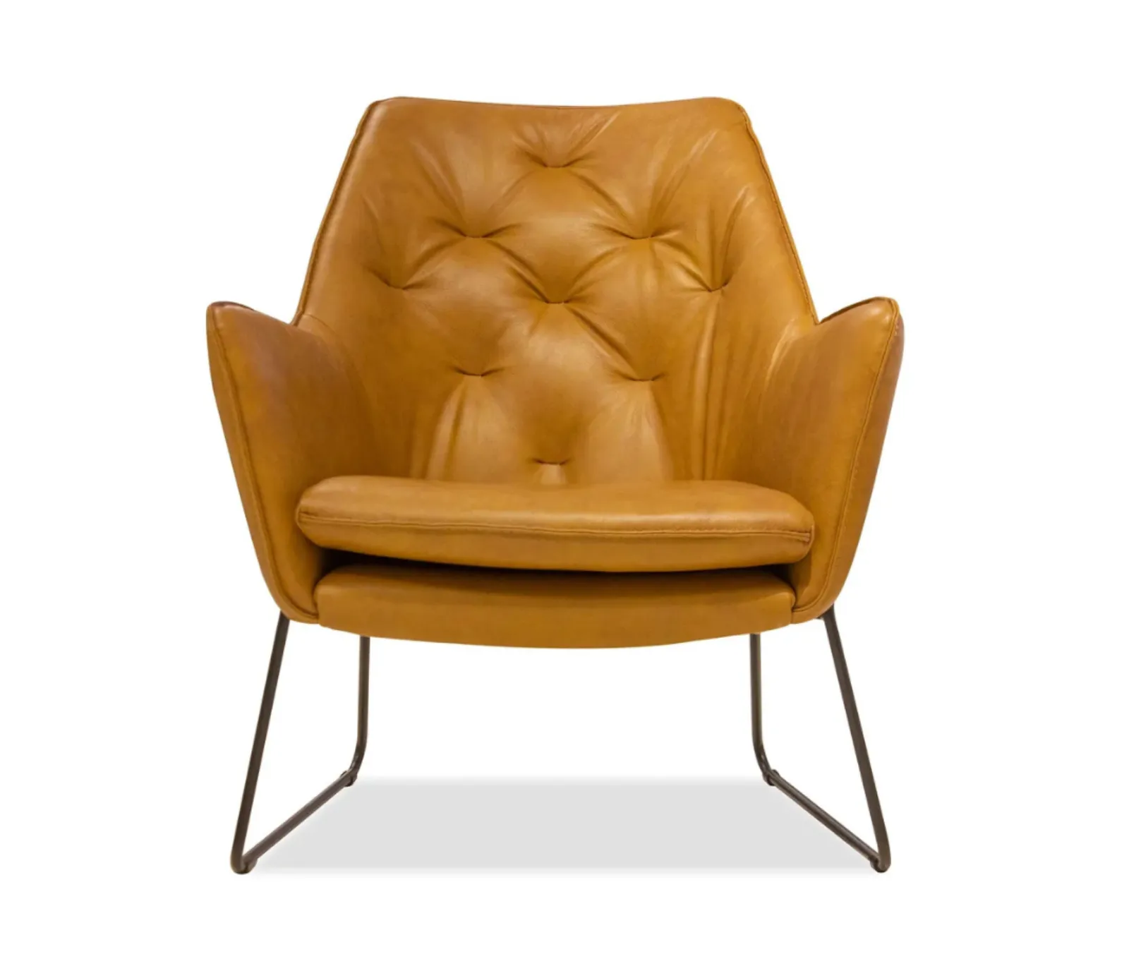 Jasmine Accent Chair - Whiskey Leather