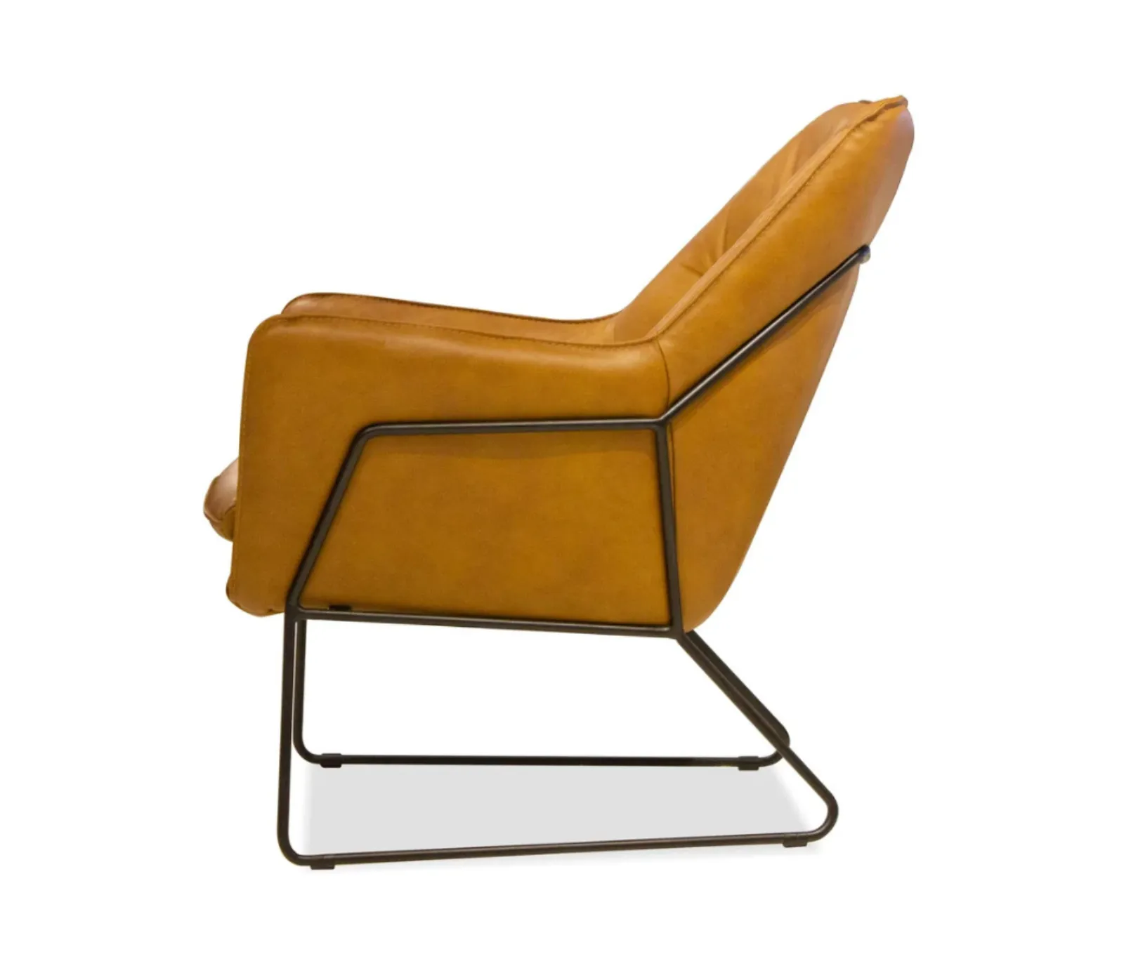 Jasmine Accent Chair - Whiskey Leather