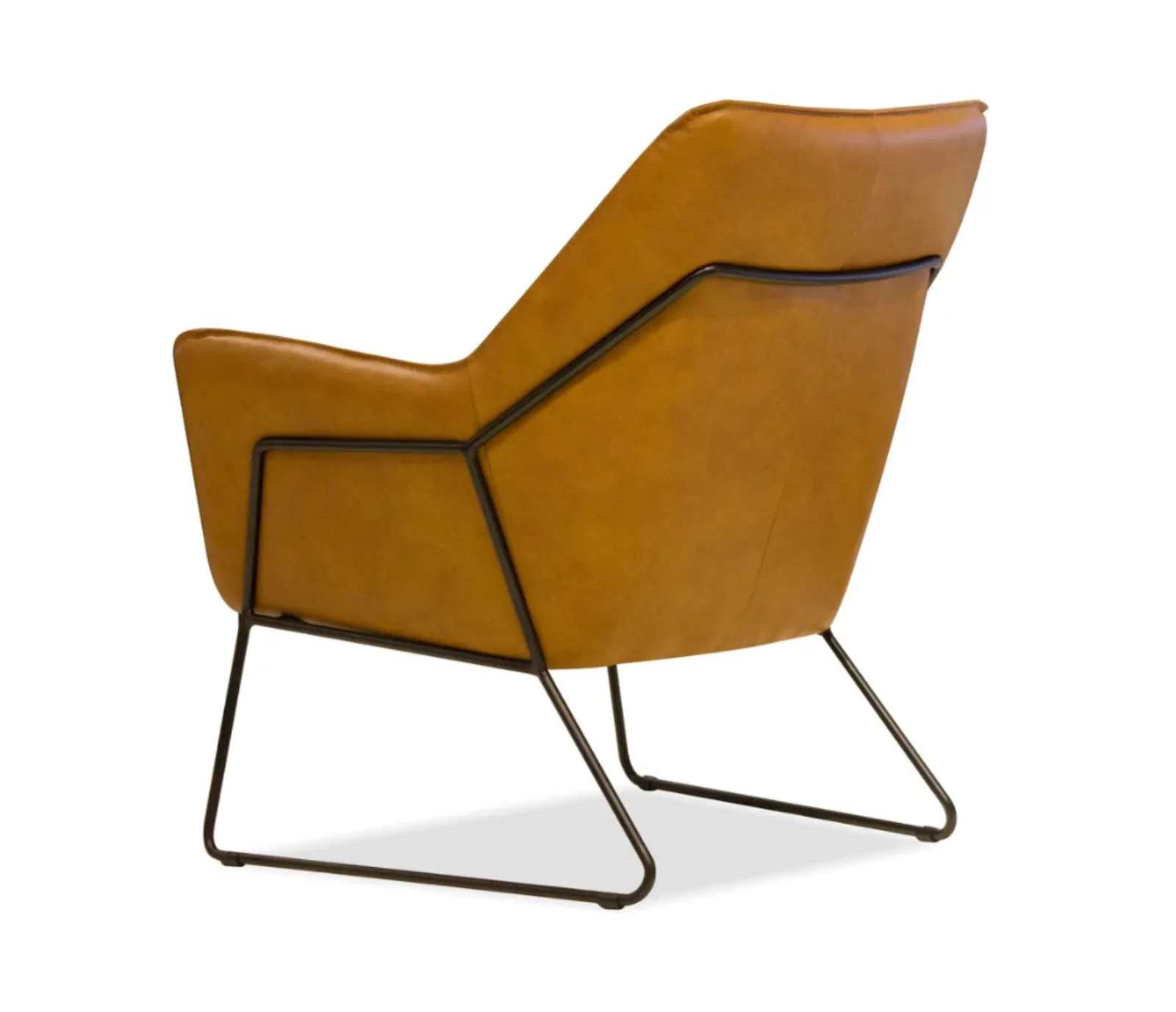 Jasmine Accent Chair - Whiskey Leather