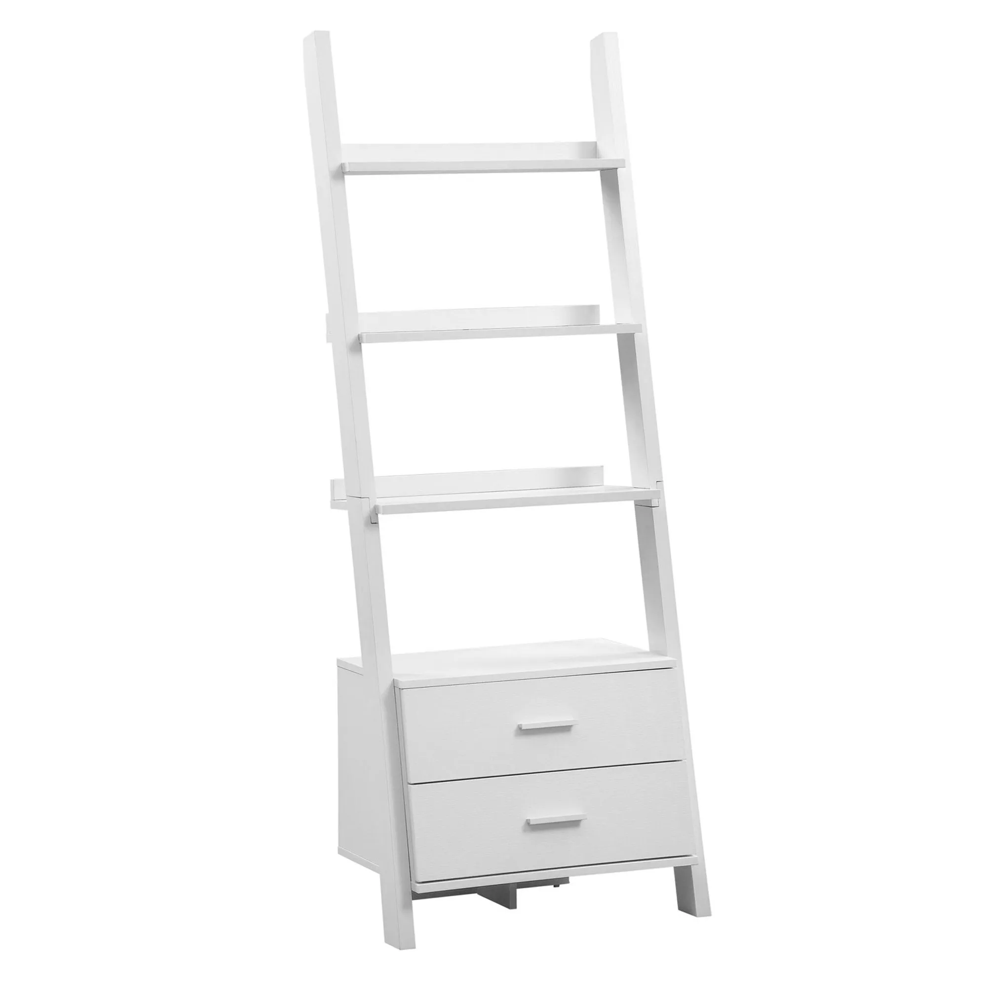 Ladder Bookcase With Two Drawers