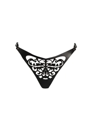 Lilly Leather Thong