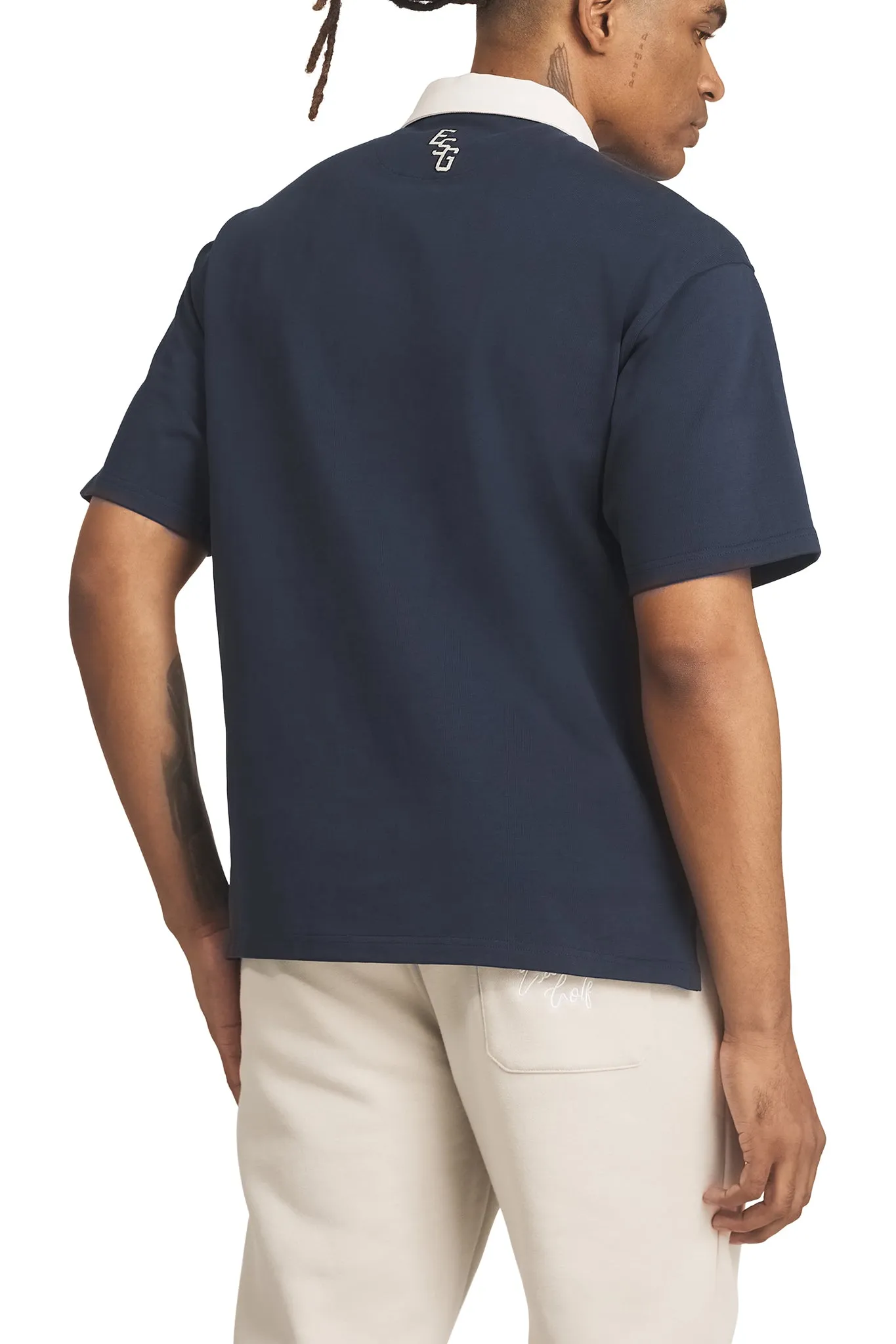 Midnight Navy Men's SS Rugby