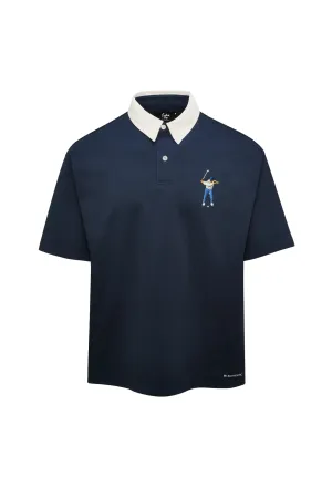 Midnight Navy Men's SS Rugby