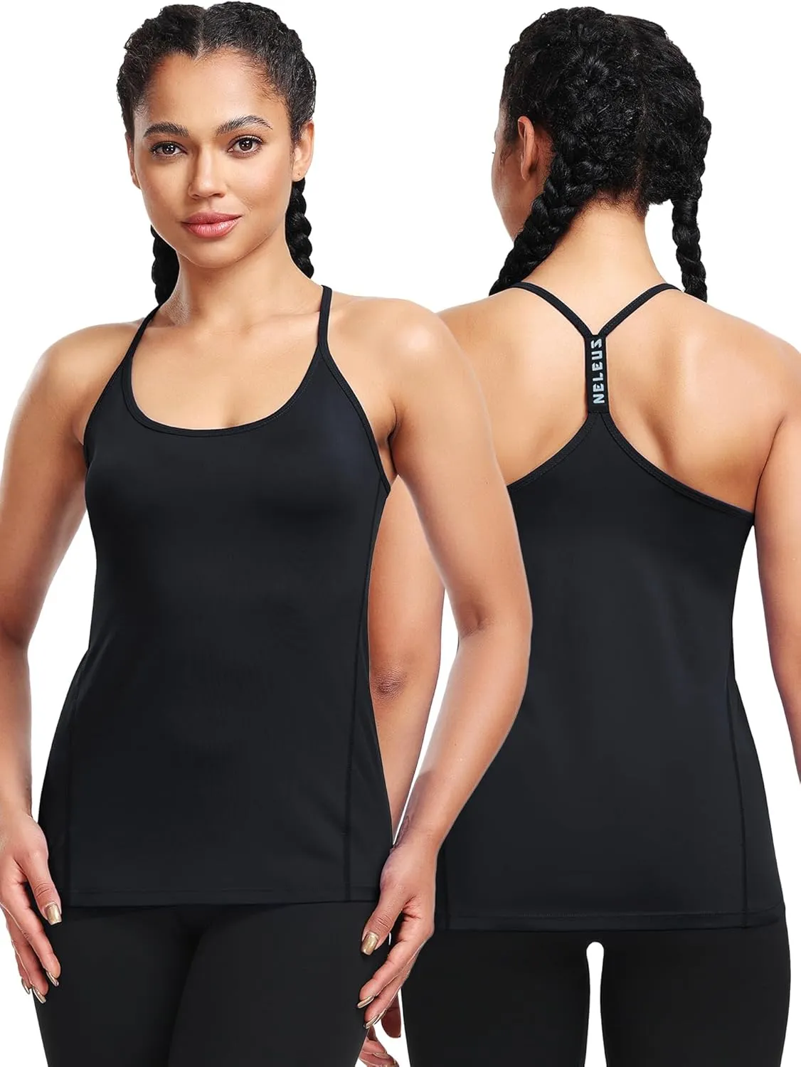 NELEUS Women's Workout Tank Top Racerback Yoga Tanks Athletic Gym Shirts