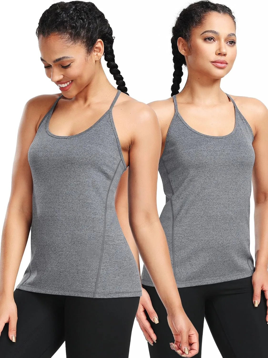 NELEUS Women's Workout Tank Top Racerback Yoga Tanks Athletic Gym Shirts
