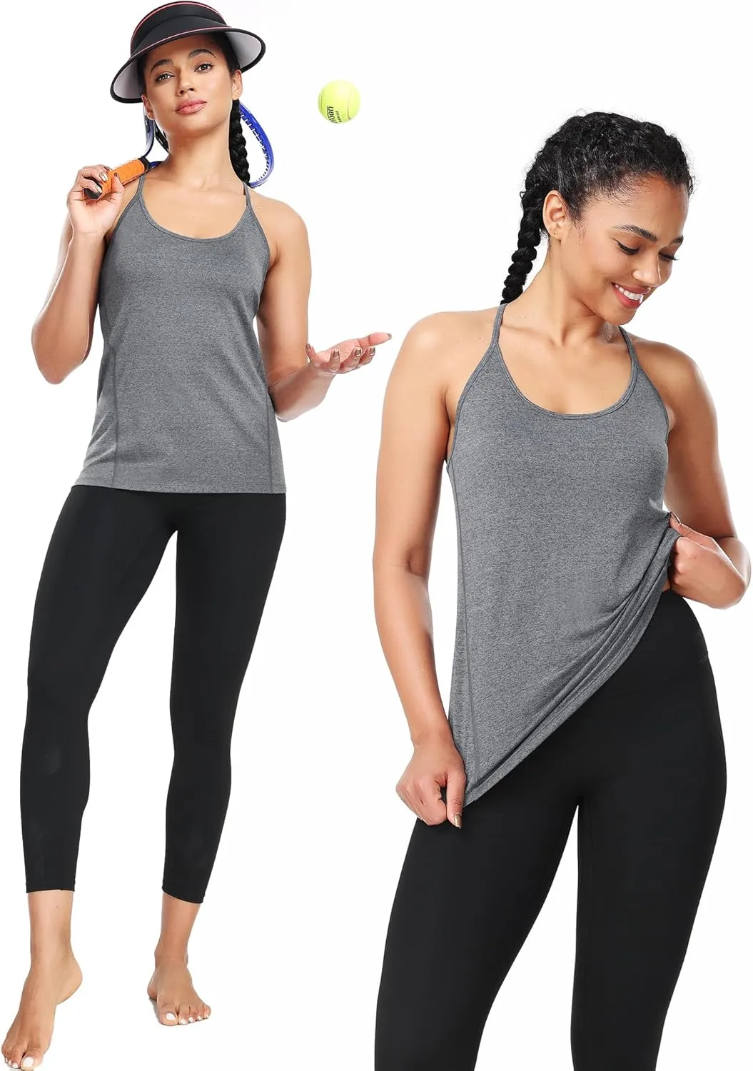 NELEUS Women's Workout Tank Top Racerback Yoga Tanks Athletic Gym Shirts
