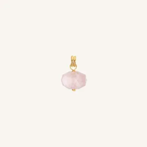Opulent Morganite Charm - Stone of Joy