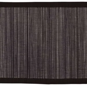 RANS Rani Black Straw Placemat