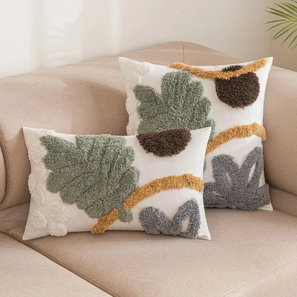 SINOTAO  -  Home Decoration of Homestays, Ethnic Style Cushions, Bedside Insets, Moroccan Lace Tassel Tufted Pillows, Pillowcases