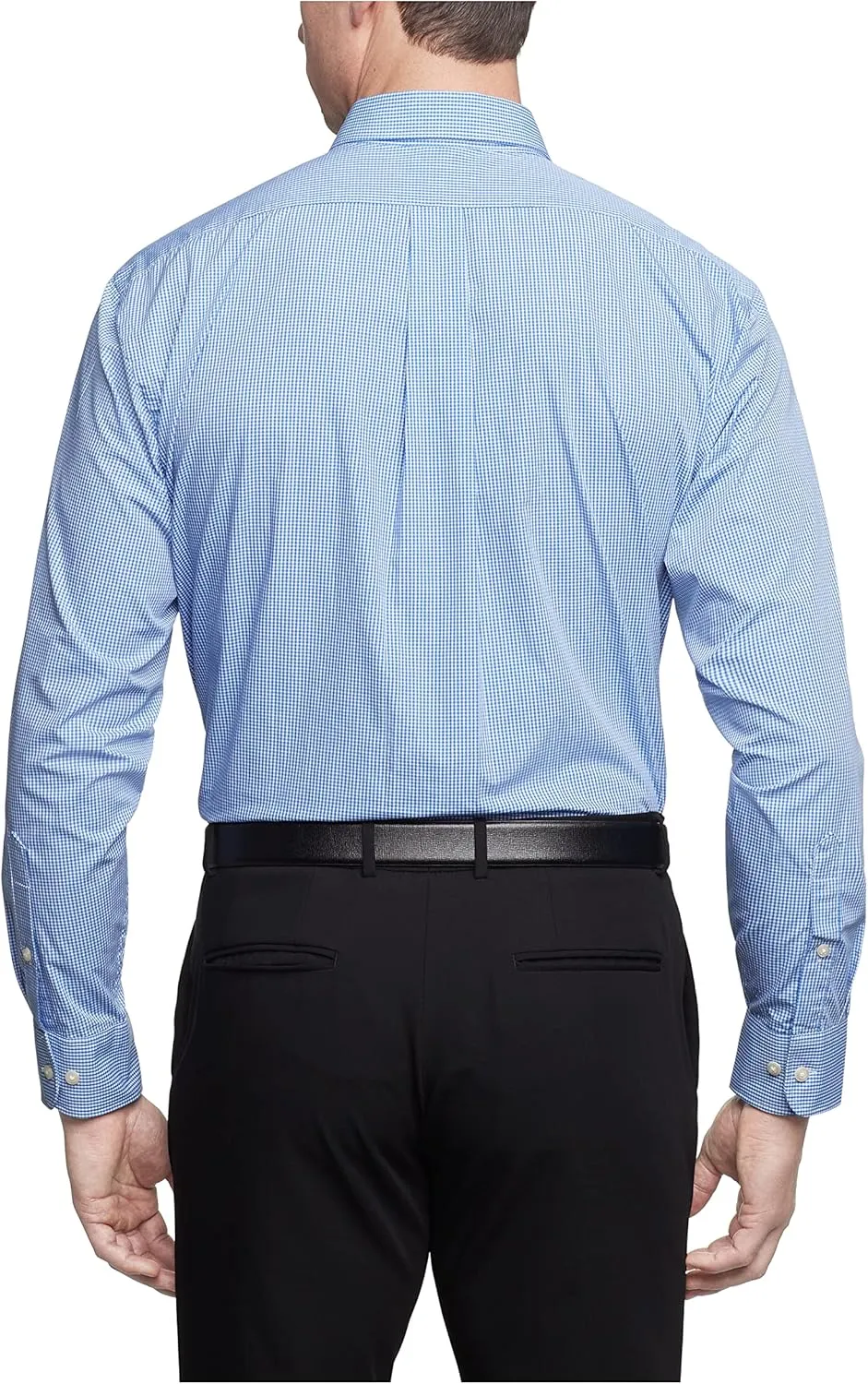Van Heusen Men's Regular Fit Gingham Button Down Collar Dress Shirt - Amazon Exclusive