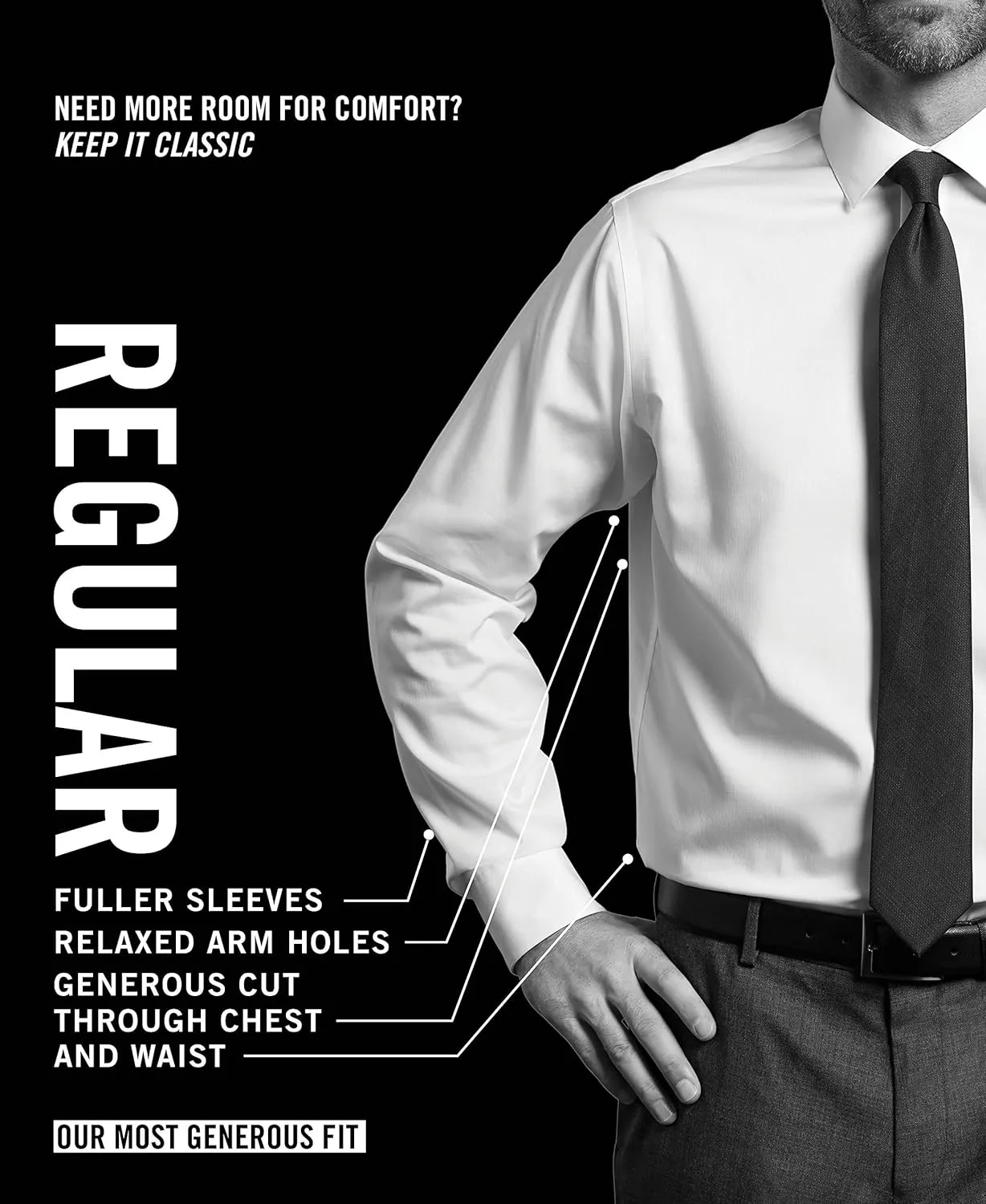 Van Heusen Men's Regular Fit Gingham Button Down Collar Dress Shirt - Amazon Exclusive