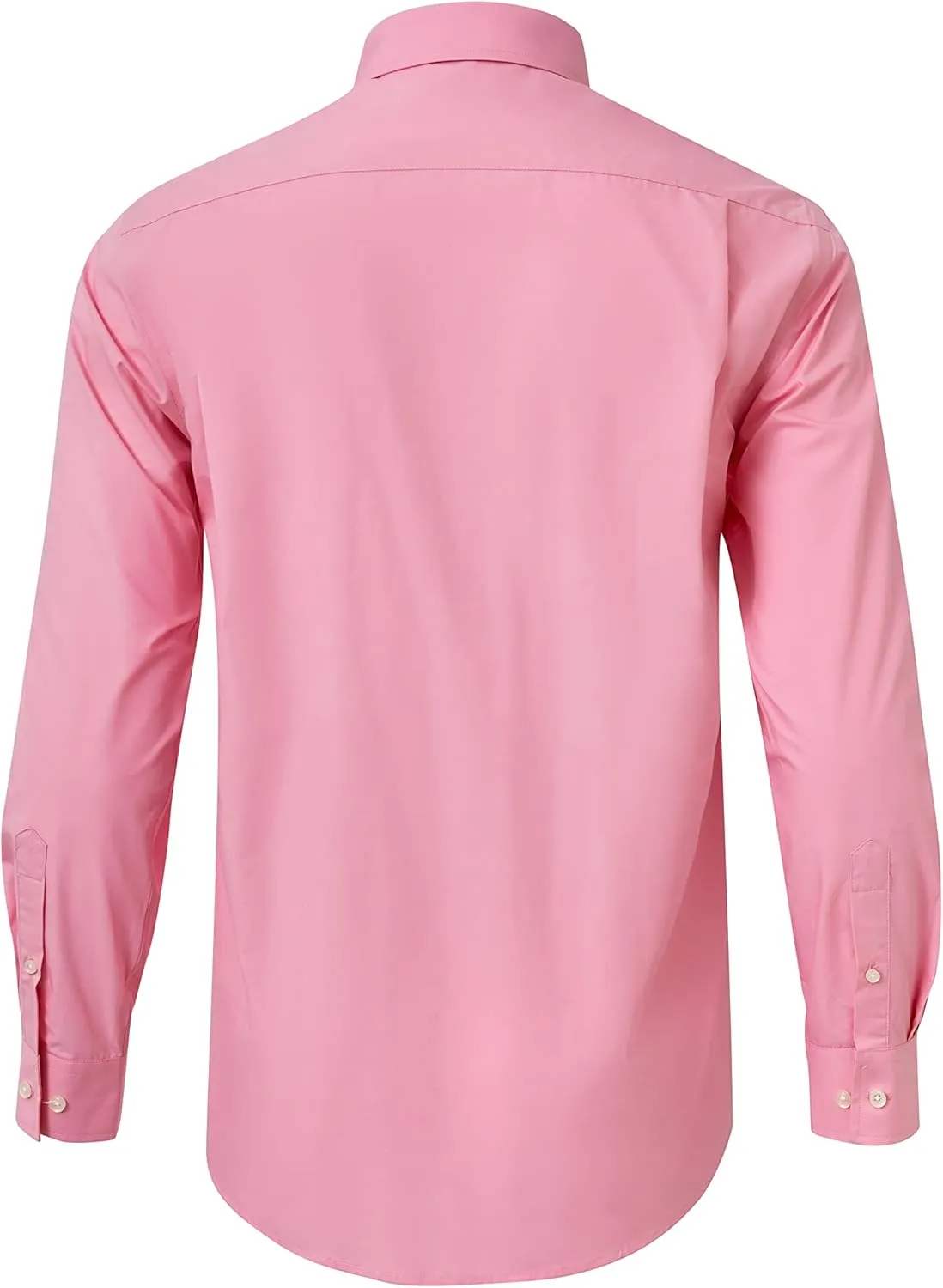 Year In Year Out Wrinkle Free Dress Shirt for Men Regular Fit Long Sleeve Wrinkle Resistant Shirt